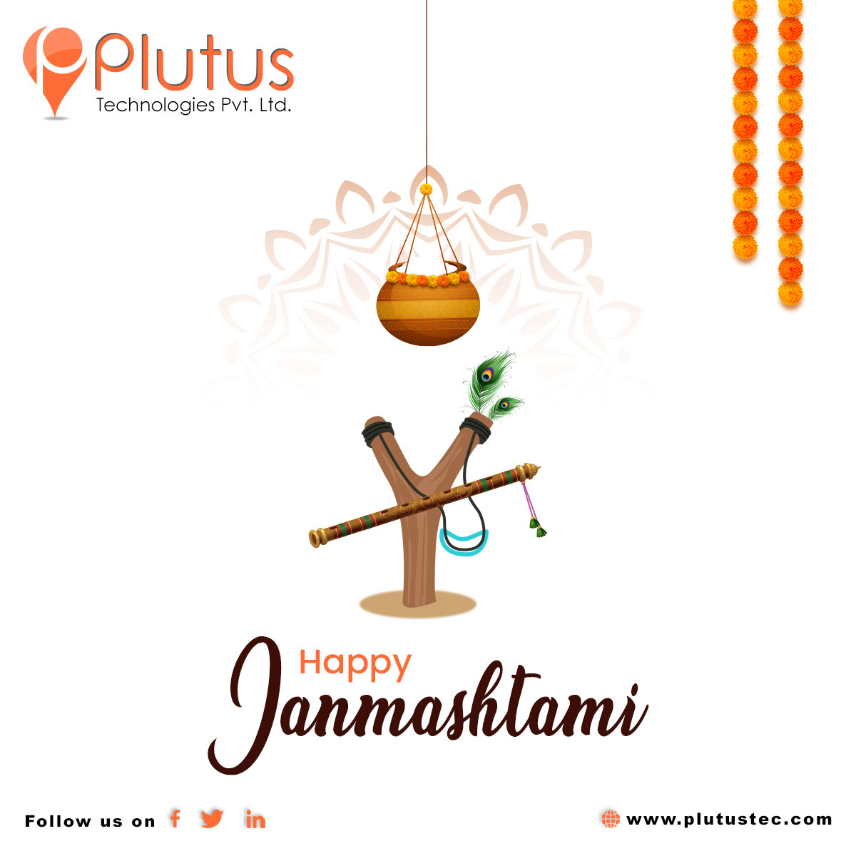 PlutusTech's tweet image. May Lord Krishna empower you with strength and help you achieve new milestones in life.
Happy Janmashtami!
Plutus Technologies Pvt. Ltd. -Web & Mobile App Development Company
plutustec.com
#Janmashtami #happyjanmashtami #plutustechnologies #PlutusTechnologies #PlutusTec