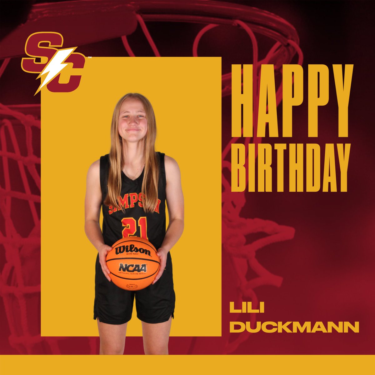 SCStorm_WBB's tweet photo. Happy Birthday Lili!!🥳 We hope today is the best!!😎 https://t.co/jlkB650D74