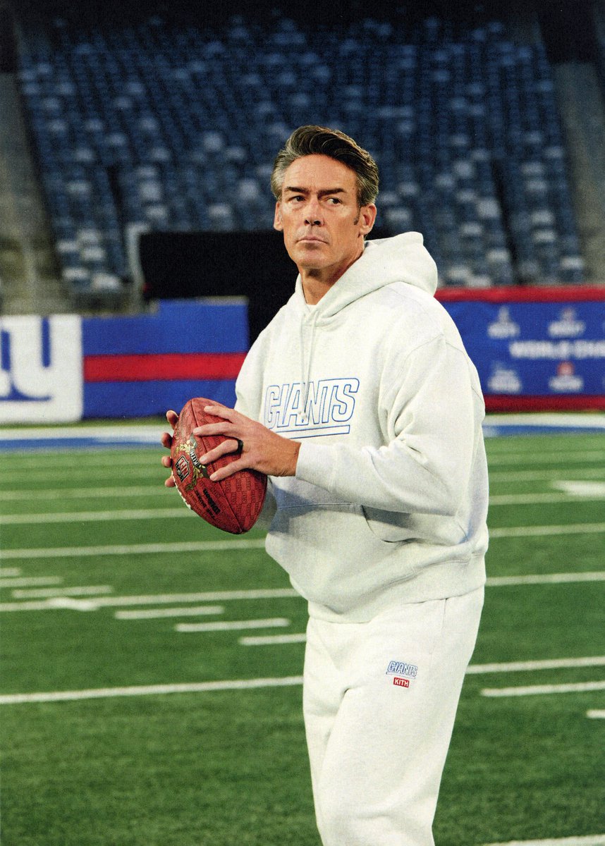 Kith for the NFL: Giants Collection 🏈 

The New York Giants Collection releases on Opening Day, Sunday 9/10, at Kith shops, 11am EST on Kith.com &amp; the Kith app.