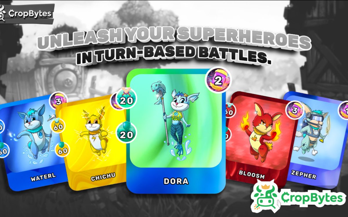 Ready to Farm Like a Hero? 🦸‍♀️🌾

Join us on a journey into <a href="/CropBytes/">CropBytes 🚜 ⚔️</a> world of NFT superheroes, where they take your farming to new heights. 🚜💰 Uncover their powers, feeding secrets, and breeding magic in this thread! 🌱💥 #CropBytes #Superheroes #NFTs #FarmingHeroes