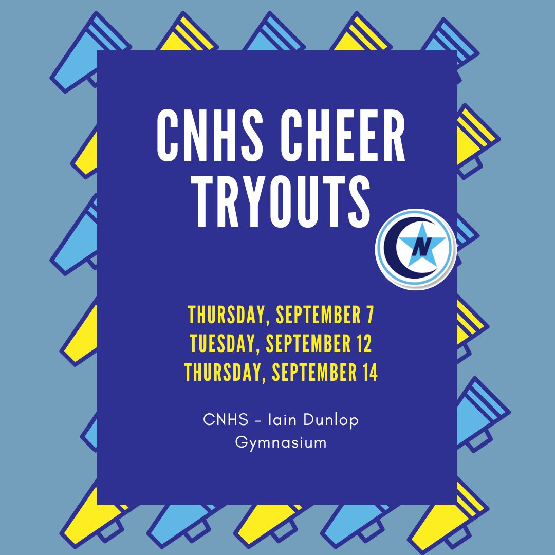 Cheer tryouts start this week!