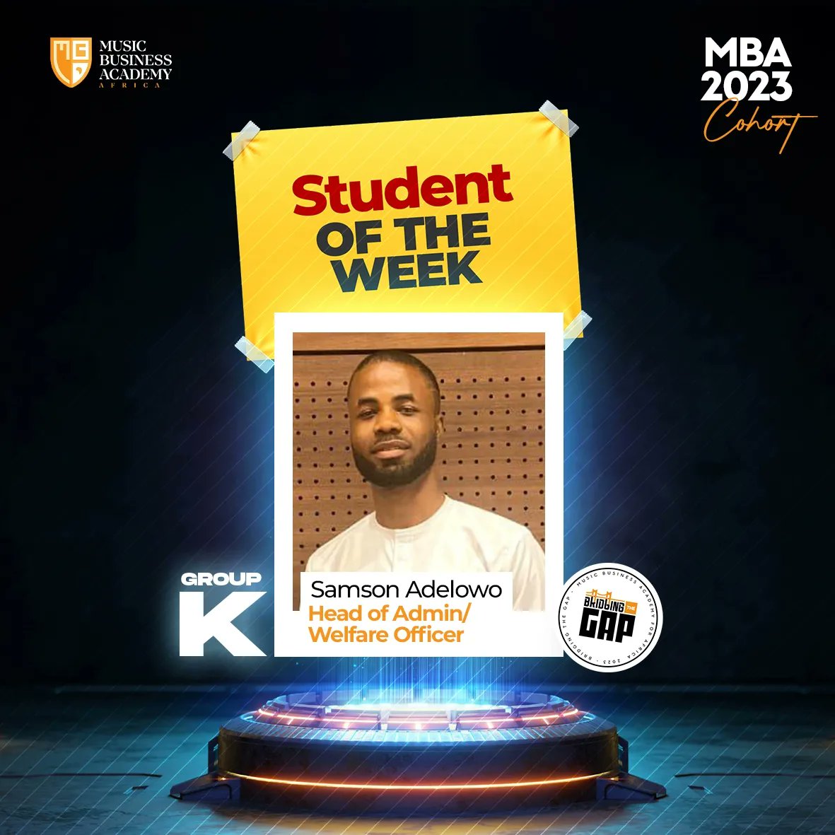 cbaforafrica's tweet photo. Group I, Onya Alvan C. member, Legal &amp; Publishing. 

Group J, Ayomide Adetomiwa Ream lead, A&amp;R Department. 

Group K, Samson Adelowo Head of Admin/ Welfare Officer. https://t.co/7zUhchwrfT