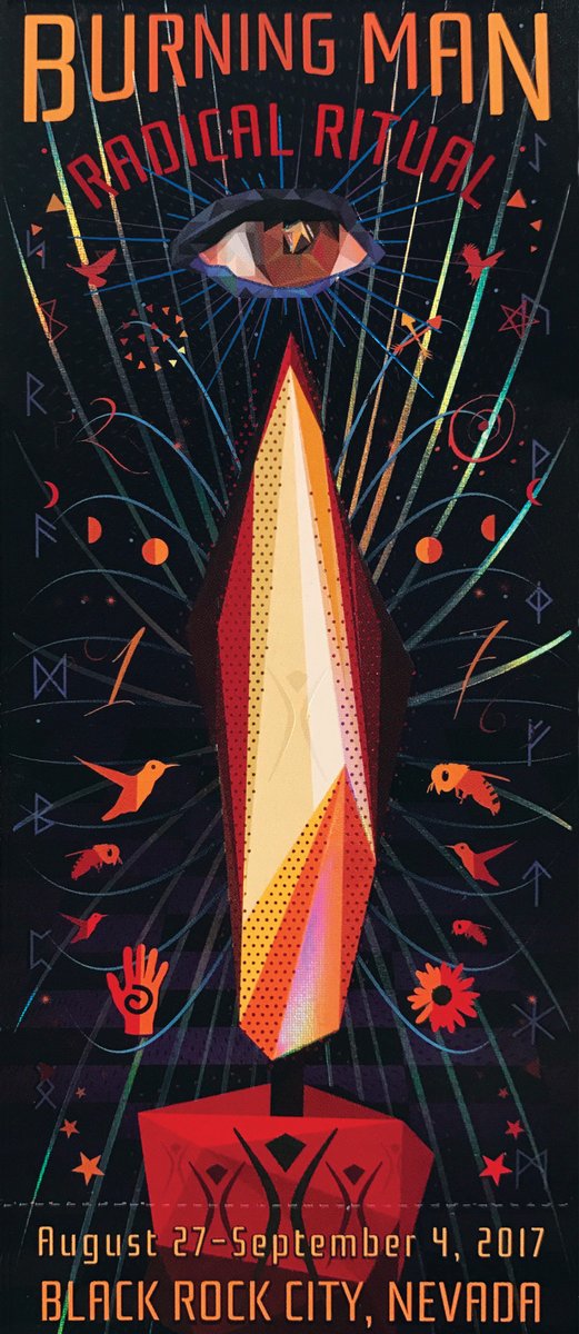 You may remember the poor unfortunate who ran to his death into the burning man six years past, but...