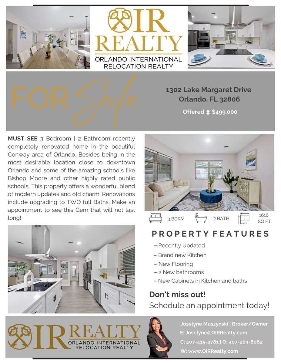 TheOrlandoAgent's tweet photo. FOR SALE | Don't Miss this Gem! https://t.co/7y4Nid7klH