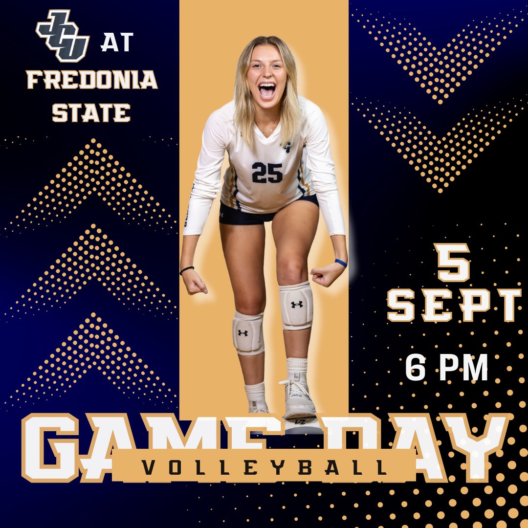 Road Gameday!

<a href="/JCU_VB/">John Carroll Volleyball</a> heads to New York today to face Fredonia State. Follow along: 

📊 fredoniabluedevils.com/sidearmstats/w…
📺 team1sports.com/fredonia/
#StreakUp ⚡️