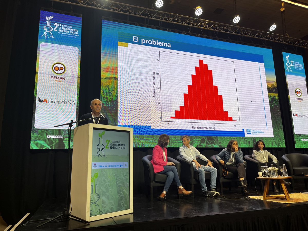 PlantBreedS's tweet photo. @MartinOesterhel abriendo el segundo bloque del segundo día @PlantBreedS @intaargentina https://t.co/7kT5nLSJ0j
