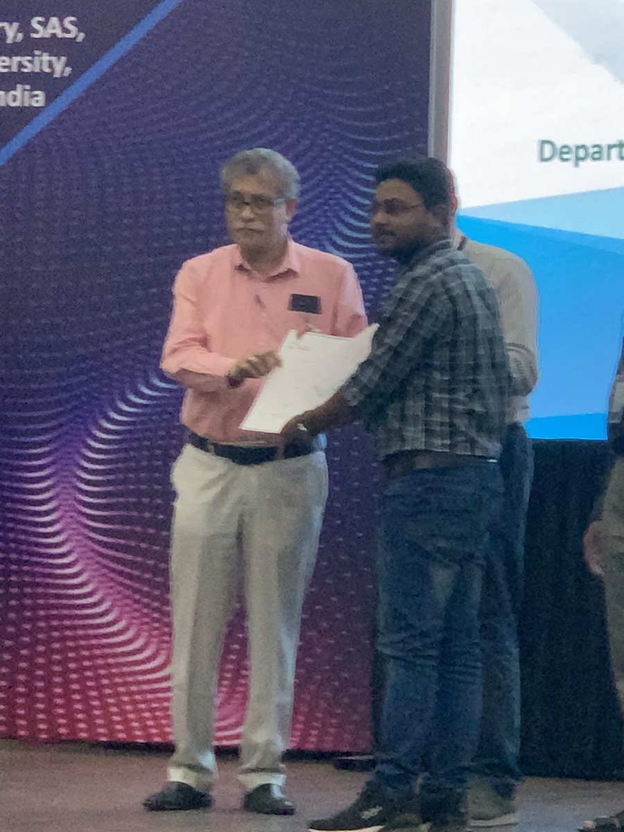 BarlaLab's tweet photo. Congratulations to Mr.  Sudip Mandal @sudip_organic for winning @rsc best poster in first CRSI-KIIT @ChemResSocIndia conference from @SouravP32813910 @ThirupathiBarla @IISER_BERHAMPUR https://t.co/eFAQRY0Llt