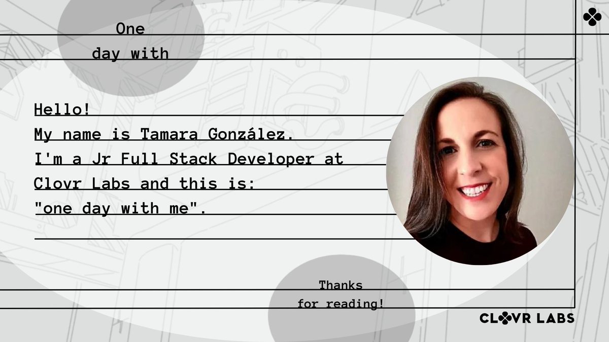 elenpay_tech's tweet photo. 💁‍♀️ Would you like to meet our team?
This is a very good opportunity 🙌 😁.
This is "one day with"... Tamara ⭐️.
She is a Full Stack Engineer and has been working with us for almost two years 🙌.

#clovrlabs #onedaywith #meettheteam #remoteteams https://t.co/25QlimTydk