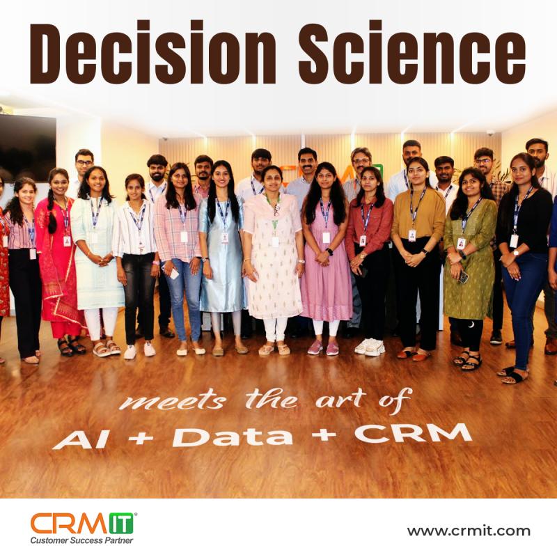 Reinforcing our commitment to providing next-gen CRM and decision science solutions.  

AI + Data + CRM represents the fusion of Artificial Intelligence (AI), data analytics. 

To Read More 

            👇

bit.ly/485bWIb

#CRM #decisionscience #AI