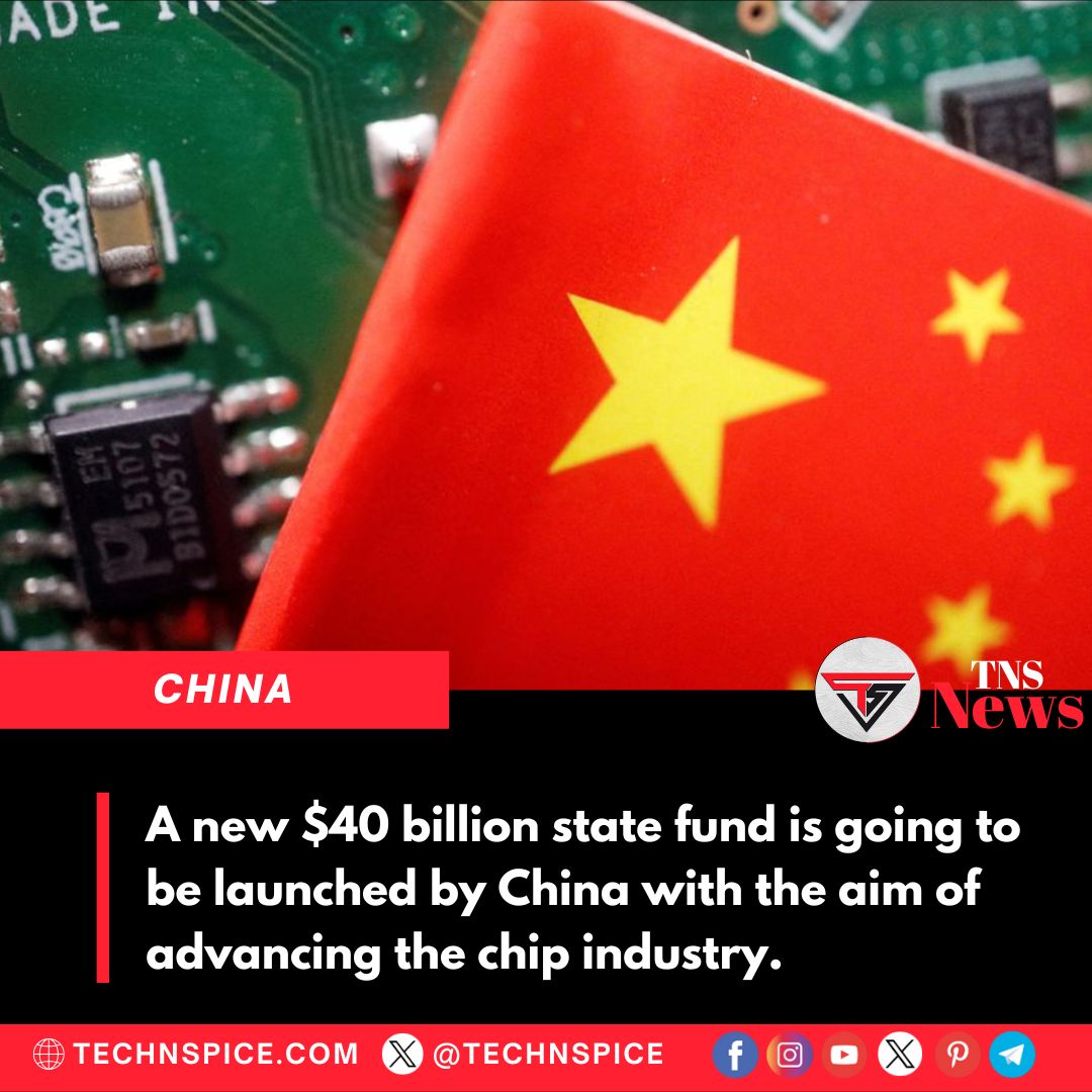technspice's tweet photo. China's $40 billion chip industry boost 🚀💰 #TechInvestments #ChipInnovation #ChinaTech #NextGenChips https://t.co/f1syIVcWNj