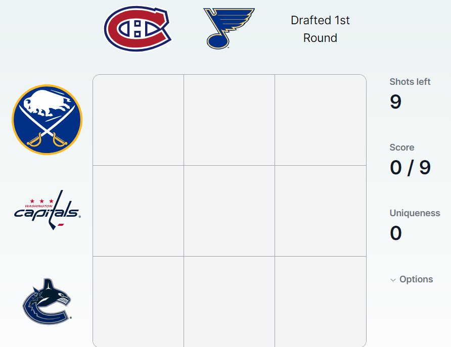 puckdoku's tweet photo. Puckdoku Game 67:                    

https://t.co/Phz6FieUdR #puckdoku #NHL            

Retweet and reply with your score! https://t.co/M2eLrdYGFu