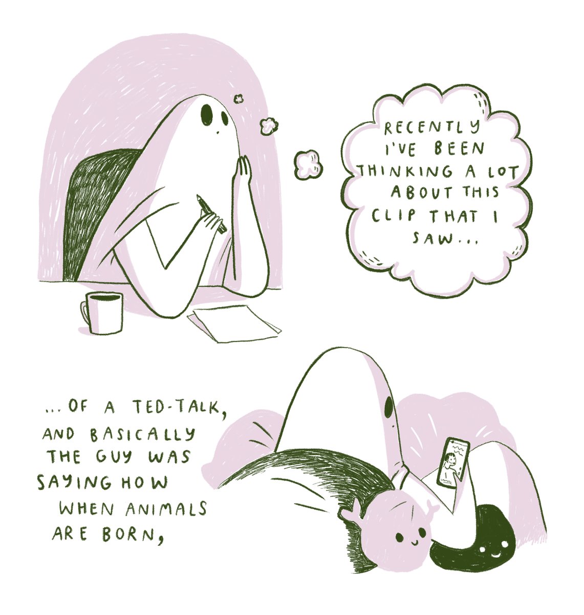 A little comic about asking for help 💛 