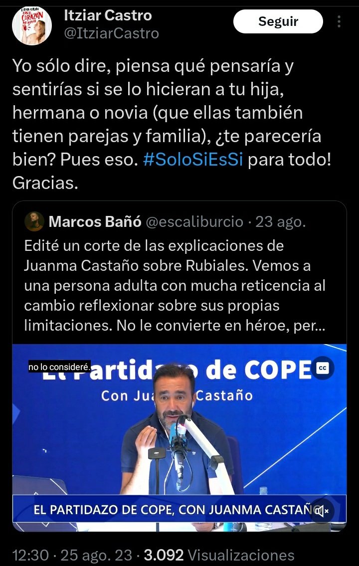 YasujiroOficial's tweet photo. A ver, que viene ahora @ItziarCastro a darnos lecciones. https://t.co/gf7Id3njvE
