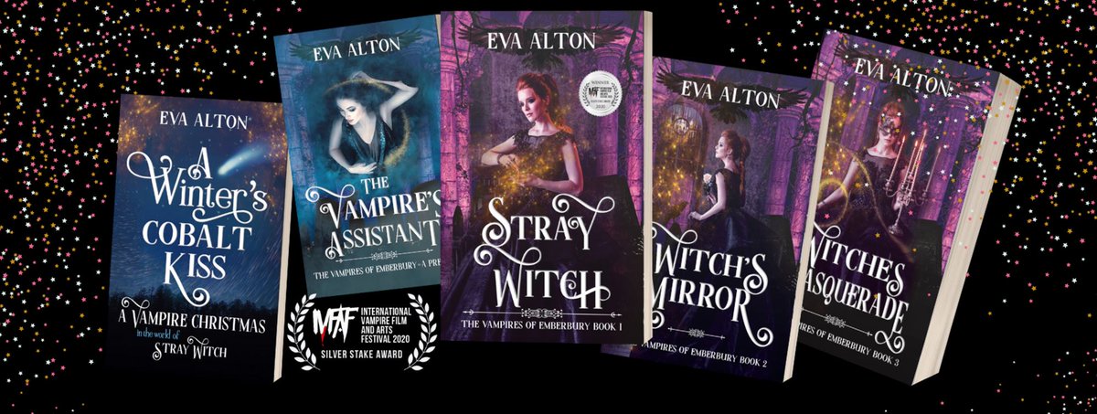 'Working for vampires is not easy. Finding out you are a witch after thirty, even less.' The Vampires of Emberbury Series, now available on Kindle, Apple, Google, Kobo & more! Get a FREE novella: subscribepage.io/evaalton Read the first book in the series: books2read.com/straywitch