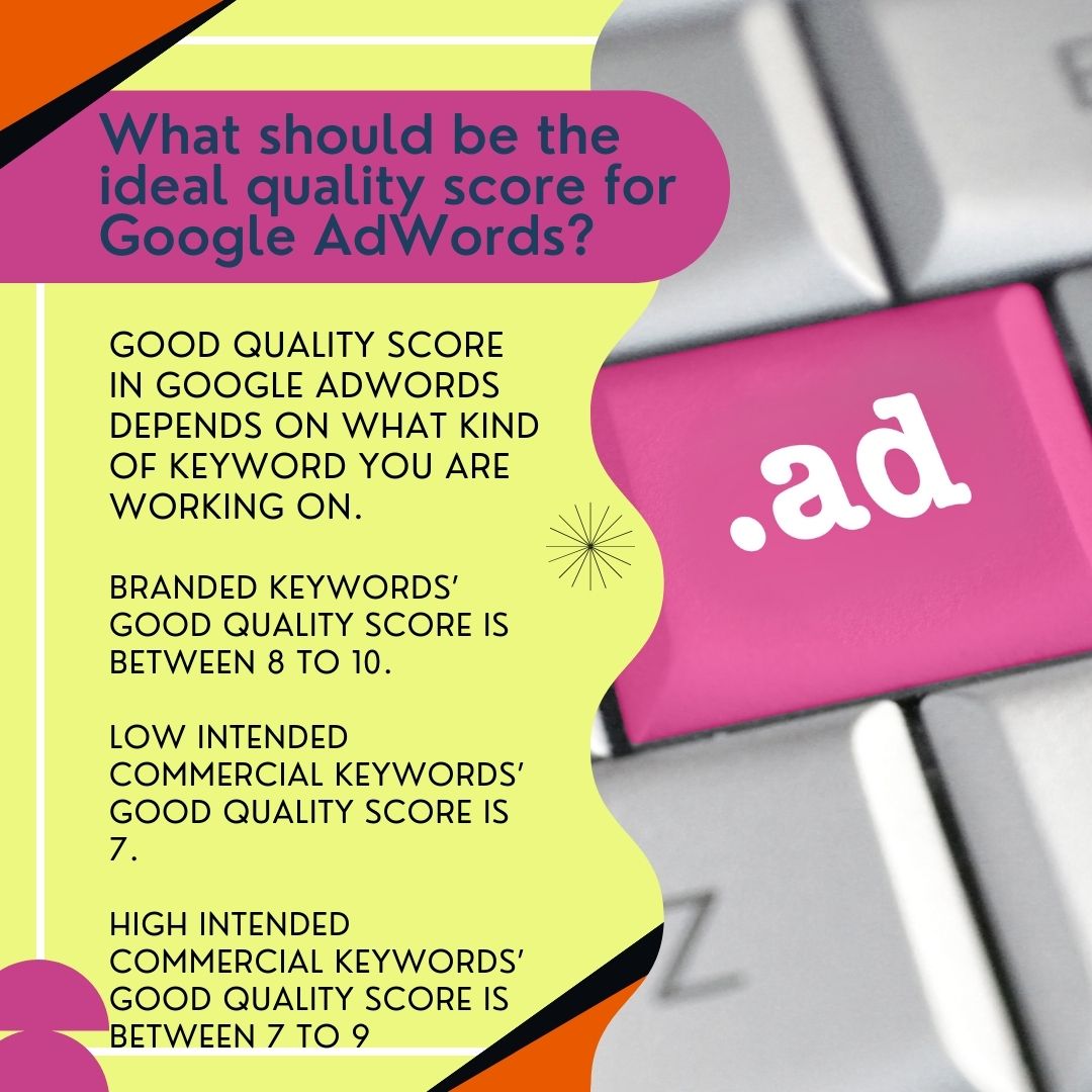 Digi_badger's tweet photo. What should be the ideal quality score for Google AdWords?

#DigitalMarketing
#MarketingStrategy
#OnlineMarketing
#SocialMediaMarketing
#ContentMarketing
#SEO
#PPC
#EmailMarketing
#InboundMarketing
#DataAnalytics
#MarketingTrends
#MarketingAutomation https://t.co/onF1VFL9Jm
