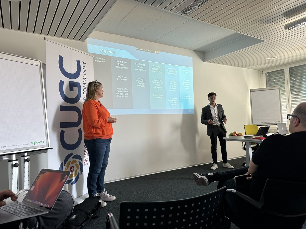 Citrix Profile Management update.
Thank you for the event @SwissCugc <a href="/deviceTRUST/">deviceTRUST</a> <a href="/DigicompCH/">Digicomp</a>