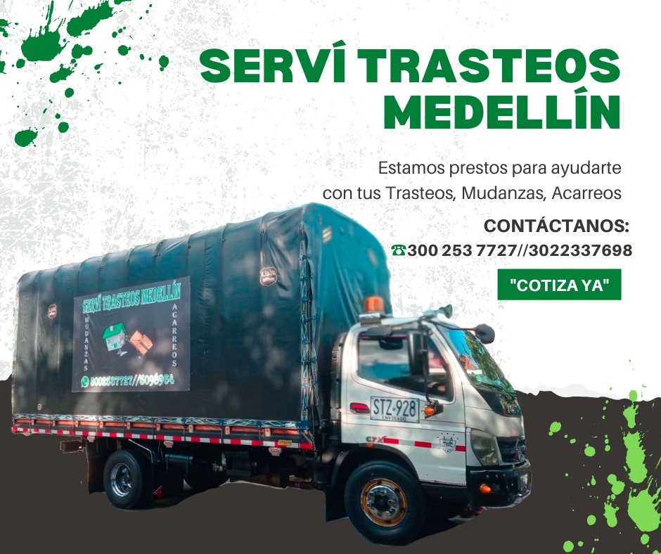 SeTransMedellin's tweet photo. ¿Se Trastea?
Dejelo en nuestras manos
Trasteos, Mudanzas, Bodegaje y Embalaje.
contáctenos por WhatsApp, Redes Sociales o nuestra web.
https://t.co/fqoQZ2PyGu
Llama Ya: 300 253 7727//3022337698
#mudanzasensabaneta
#acarreosbello
#acarreos
#trasteosbello https://t.co/i1Xmb9nFqE