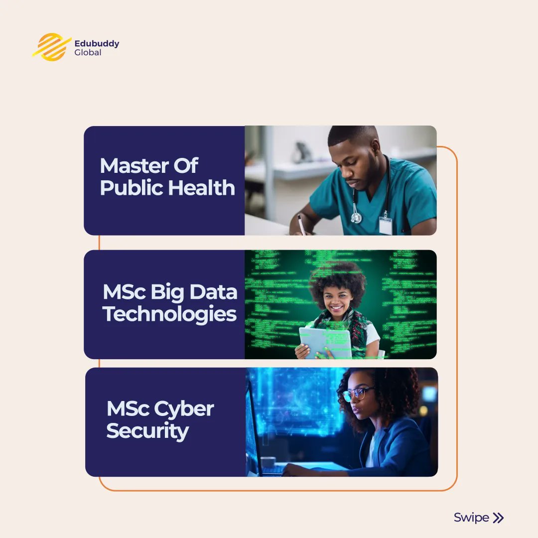 edubuddyglobal's tweet image. Don&apos;t sleep on this amazing opportunity to embark on an #academicjourney to an institution with some of the best #MScprograms in the UK.

From a #Masters in Public Health to an #Msc in Human Resources Management, International Business Management, and a Global #MBA,