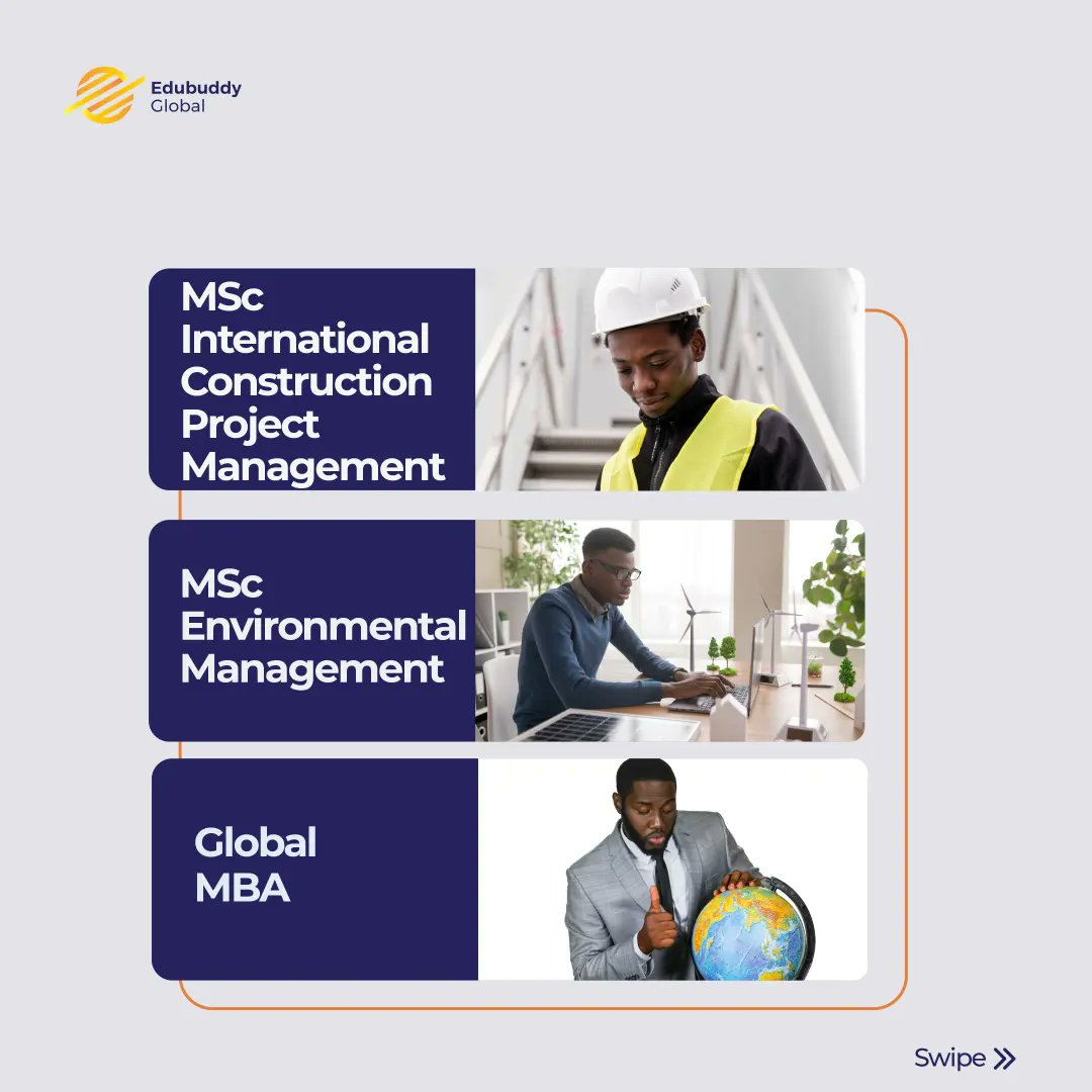edubuddyglobal's tweet image. Don&apos;t sleep on this amazing opportunity to embark on an #academicjourney to an institution with some of the best #MScprograms in the UK.

From a #Masters in Public Health to an #Msc in Human Resources Management, International Business Management, and a Global #MBA,
