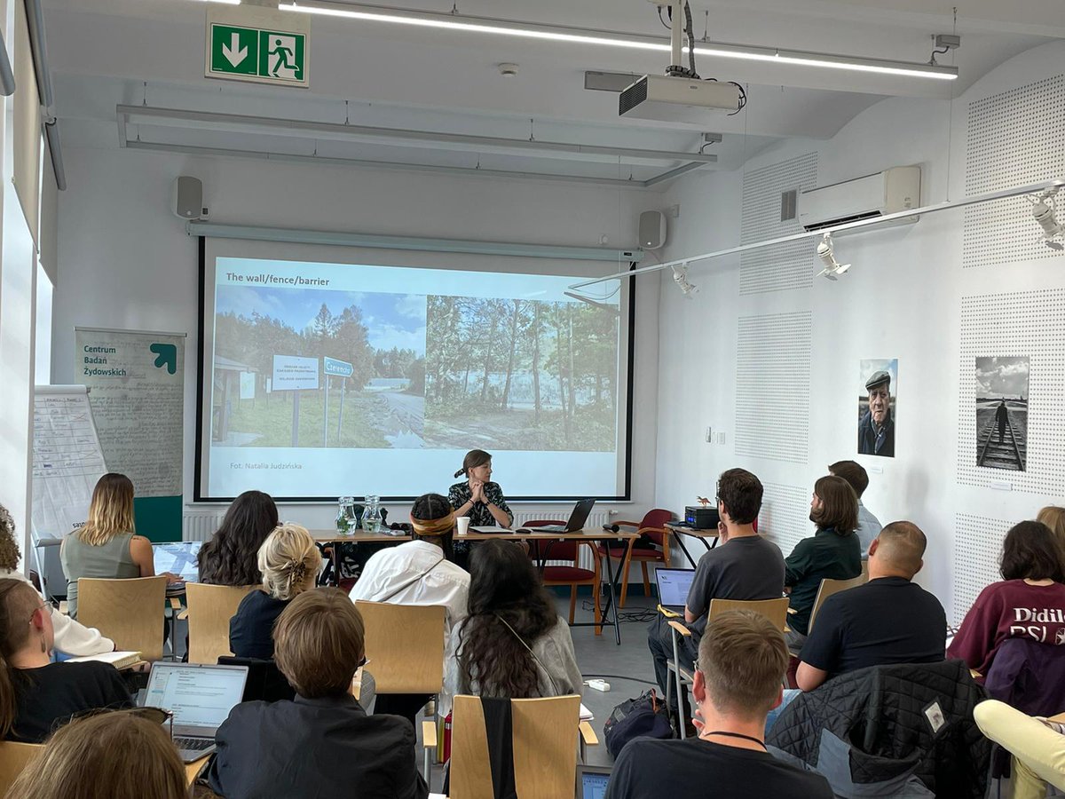 on_camps's tweet photo. This afternoon we enjoyed a thought provoking lecture by Dr. Natalia Judzińska about “The Crisis at the Polish-Belarusian Border: Sites and Things.” https://t.co/lJlmsB2Wt0