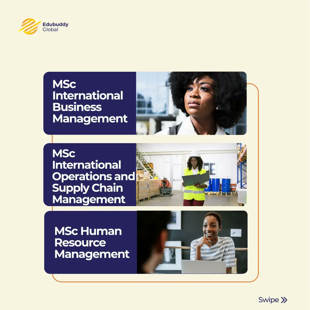 edubuddyglobal's tweet image. Don&apos;t sleep on this amazing opportunity to embark on an #academicjourney to an institution with some of the best #MScprograms in the UK.

From a #Masters in Public Health to an #Msc in Human Resources Management, International Business Management, and a Global #MBA,