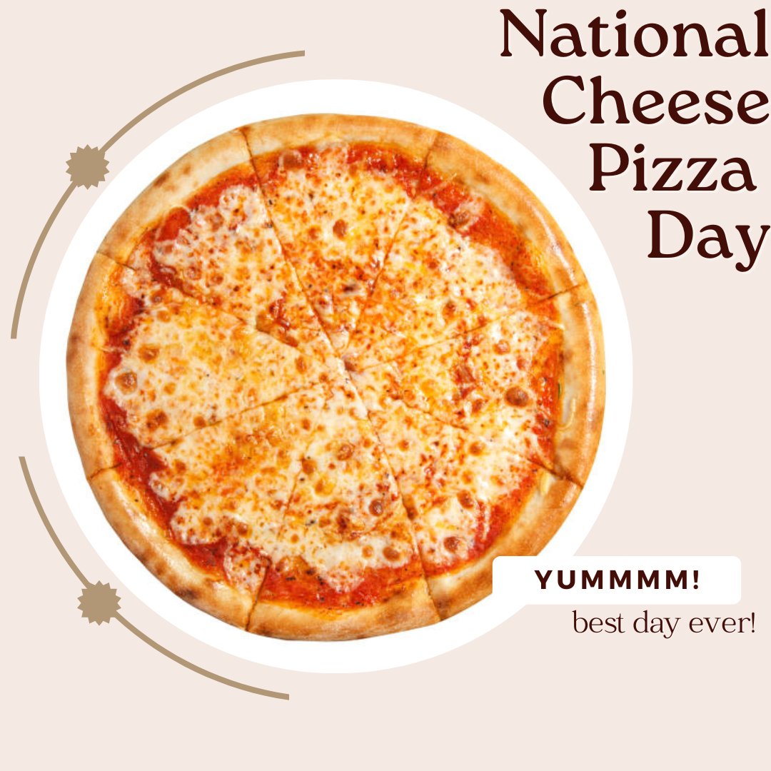KBGdelaware's tweet photo. Enjoy this fun national holiday and the perfect excuse to convince your family to order in tonight! #nationalcheesepizzaday 🍕 https://t.co/1laFKMwfUP