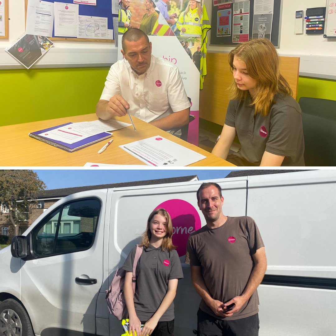 Osborne (@osbornenews) on Twitter photo Health and safety induction completed! We are delighted to have Vikky from <a href="/JohnHansonUK/">John Hanson School</a> join us for work experience. Our electrical operatives look forward to showing her the ropes in the first steps of her career development. #WorkExperience #Trades #Winchester Health and safety induction completed! We are delighted to have Vikky from <a href="/JohnHansonUK/">John Hanson School</a> join us for work experience. Our electrical operatives look forward to showing her the ropes in the first steps of her career development. #WorkExperience #Trades #Winchester