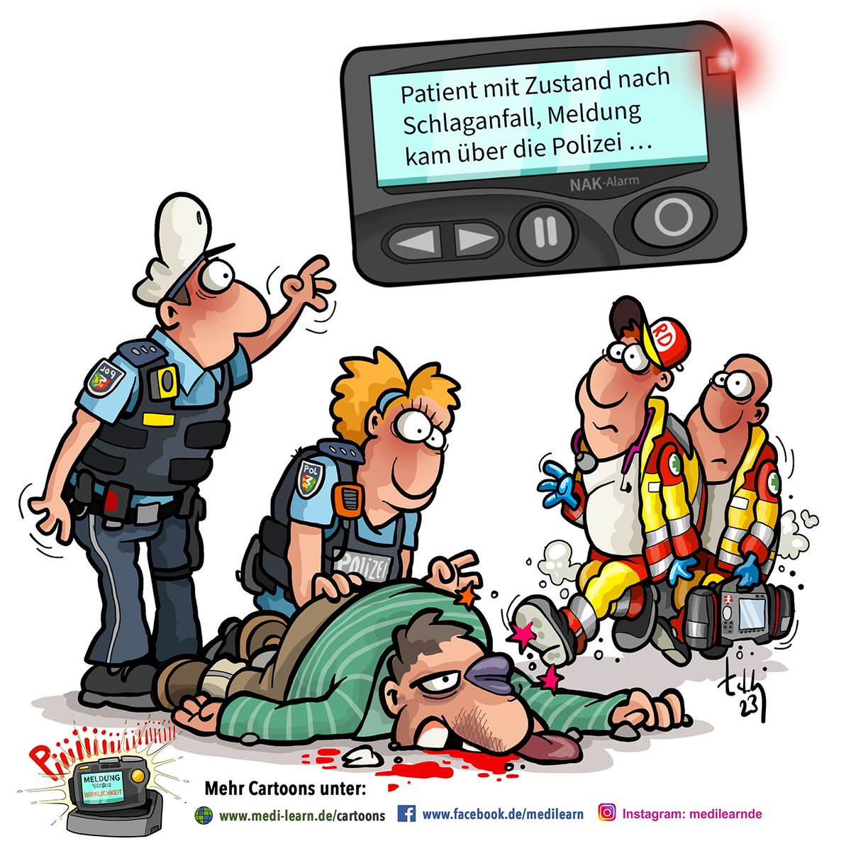 MLCartoons's tweet photo. Meldungen, die wir lieben 😇
We #love #retter #medilearncartoon #cartoons by #medilearn (#rippenspreizer <-früher :) #rettungsdienst #feuerwehr #rettungssanitäter #rettungsassistent #melder #notärztin #notarzt #nfs https://t.co/H0zBRW4nAV
