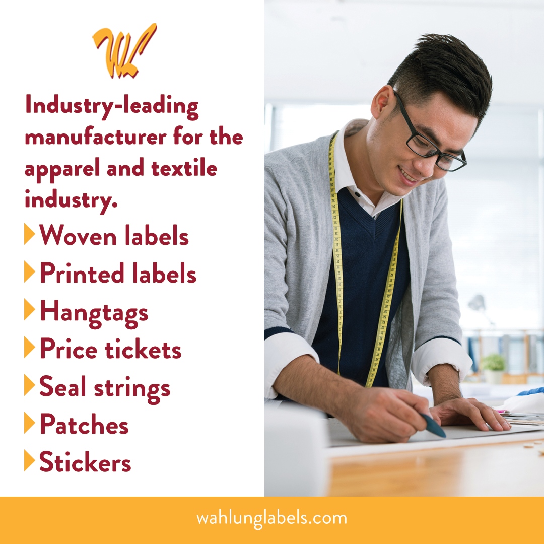When it comes to labelling &amp; trim, we do it all! We pay close attention the integrity of each client’s brand story, leading to valuable customer service, insight &amp; support. Contact us to start creating! wahlunglabels.com 

#GoGlobalStayLocal #garmentindustry