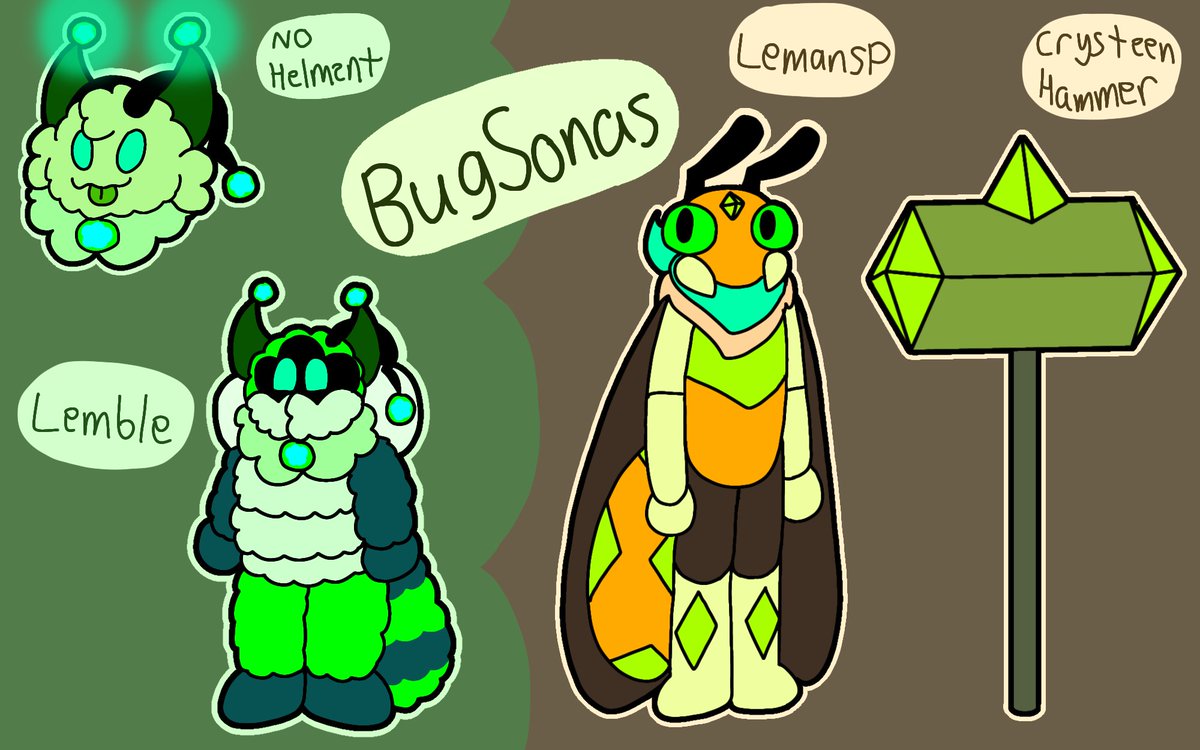 LemmyKirby's tweet photo. A beeble and a Cryteen Mantis
#bugfablesoc #bugfablesocs #bugsona #bugsonas https://t.co/vGULD82Va5
