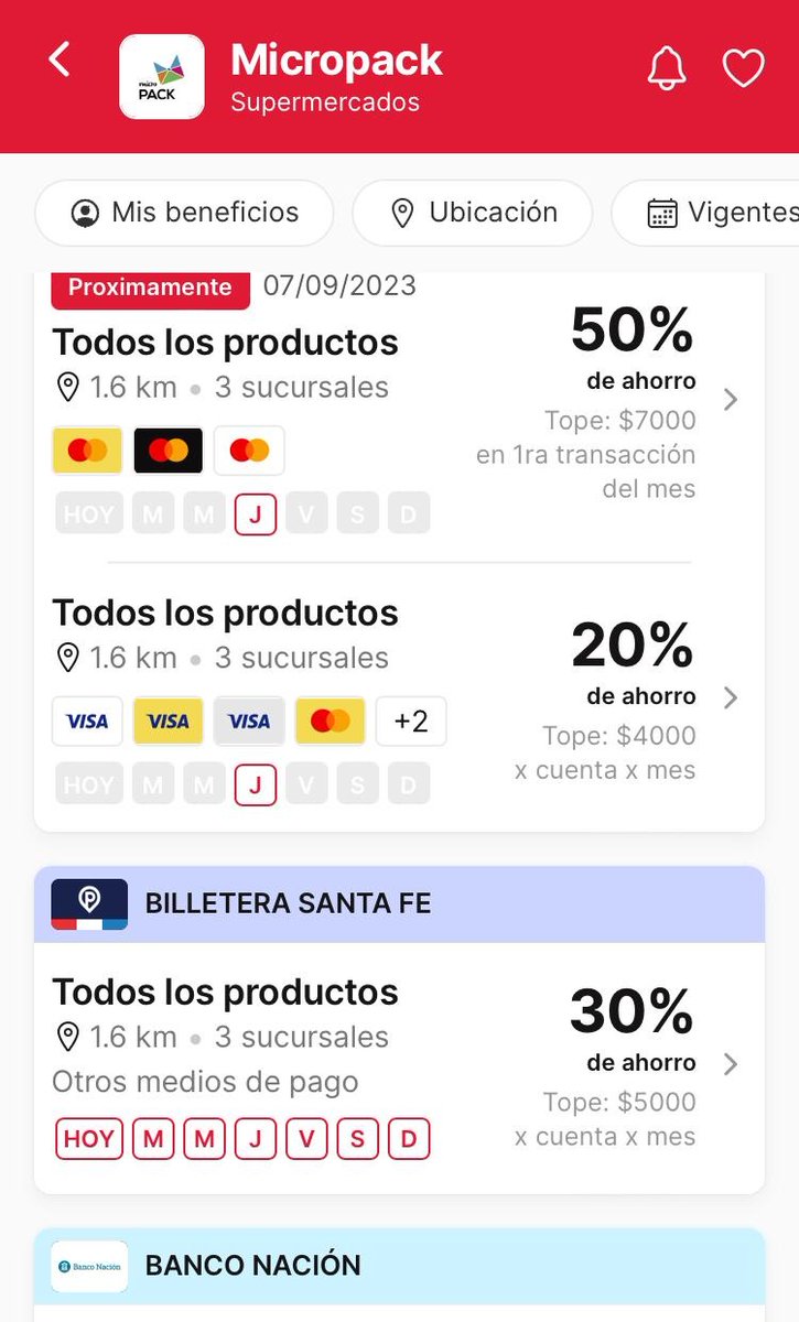 PreciosRosario2's tweet photo. 👉🏻 Encontramos una app que te va anticipando los descuentos de muchos locales
Por ejemplo las promos de @Riohelados @MicropackArg @SonderArgentina
Se puede descargar acá 👇🏻
🌐 https://t.co/JcfR7gRrFe https://t.co/jjDs0Re7Np