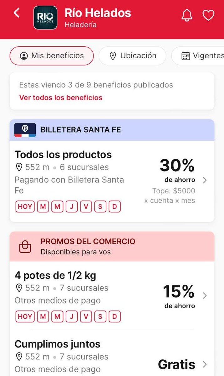 PreciosRosario2's tweet photo. 👉🏻 Encontramos una app que te va anticipando los descuentos de muchos locales
Por ejemplo las promos de @Riohelados @MicropackArg @SonderArgentina
Se puede descargar acá 👇🏻
🌐 https://t.co/JcfR7gRrFe https://t.co/jjDs0Re7Np