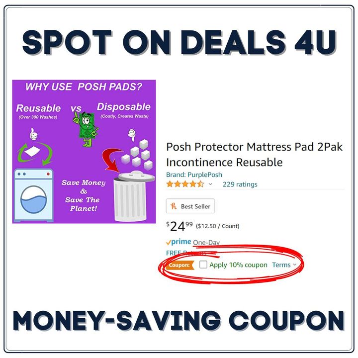 JudyCConnelly's tweet image. 🅶🅴🆃 10% 🅾🅵🅵! BEST WATERPROOFPAD YOU WILL EVER BUY! Whether it's on a mattress, changing table, or pet carrier, this 4-layer soft and super-absorbent pad is washable and reusable. amazon.com/dp/B01N4F7B9U  

#absorbentpad #mattresspad #protectorpad #incontinence