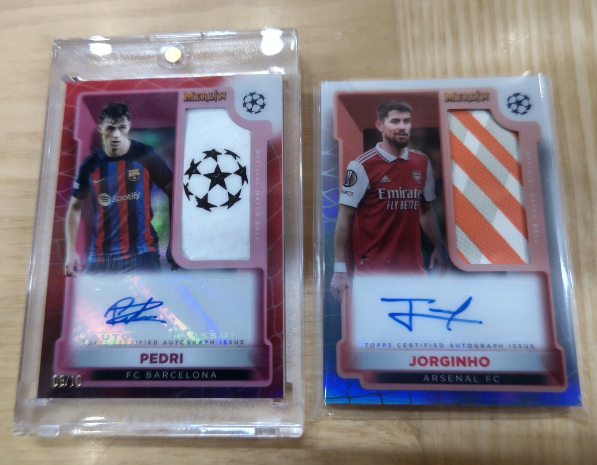 cardmaximum's tweet photo. #topps #merlin　#auto  #soccer
#garnacho #mudryk #musiala #pedri  2ball auto... https://t.co/VJ4gSC3XIA