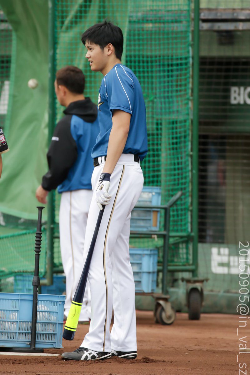 8年前の本日 オオタニサン細い若い可愛い💯💯💯 #大谷翔平 #20150905神戸