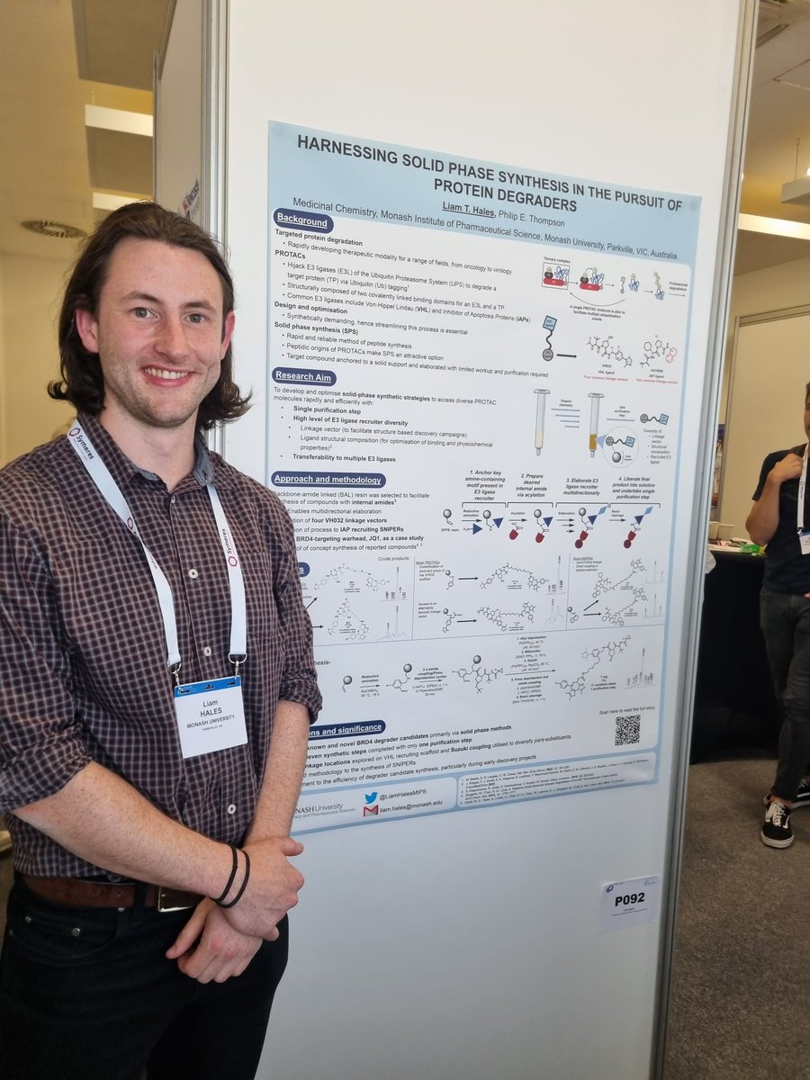 Had a lot of fun sharing the work from my recent paper with those at  #EFMCASMC23
It's been a great conference so far with plenty more chemistry to come!
Have a read here:
…mistry-europe.onlinelibrary.wiley.com/doi/10.1002/ch…