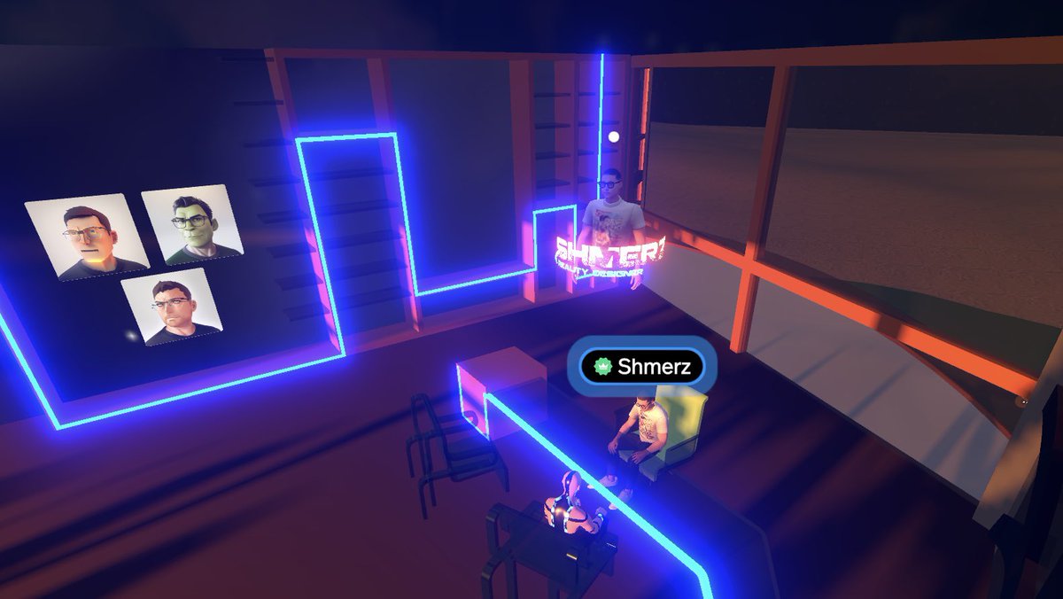 AAleksashev's tweet photo. ✨Visiting my friend @Shmerz86 at his #VR office at @Spatial_io
📍 https://t.co/R7GUDwBoMF
❤️🔥He met me on the table, after we sit, nicely talk and I catcheed Kitten number 3 to my collection 🍸.
Fun & productive time
#web3 #VRoffice #PlayToEarn https://t.co/DFAWiUwKUB