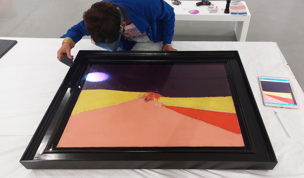 MAM's tweet photo. 🤫 Sneak Peek  

J-10 avant l'ouverture de l'#expoNicolasdeStael, découvrez les coulisses de l'accrochage !  

👉 Plus d'infos : https://t.co/T25jrx1wGj 
🎫 Réservez votre billet dès maintenant : https://t.co/qOPeAzmJ8w 

📸MAM Paris

@museedegrenoble https://t.co/mVfyJy4fLk