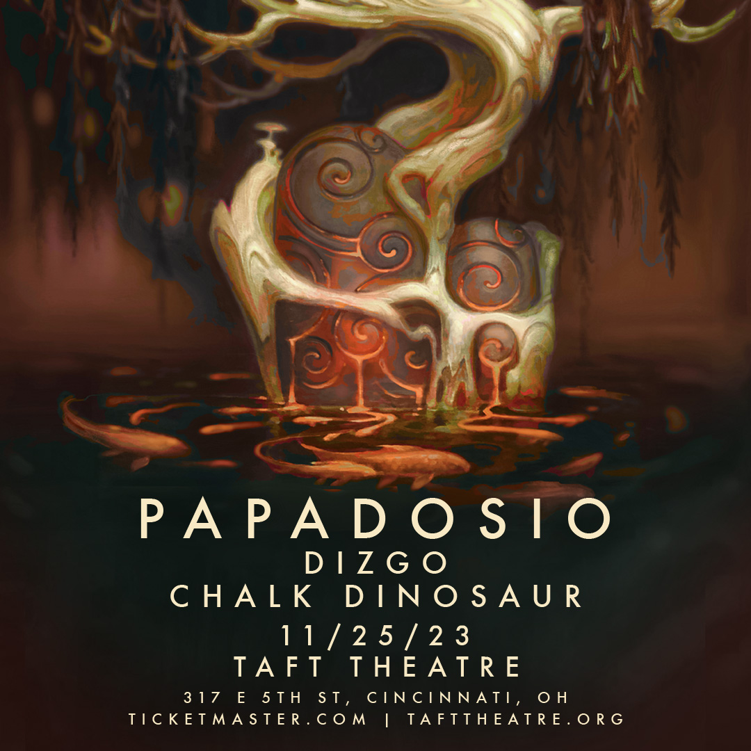 papadosio's tweet image. Cincinnati🍄 we're coming back on November 25th for a special Thanksgiving weekend show at Taft Theatre. 

Pre-Sale starts tomorrow at 10AM and Public On-Sale this Friday at 10AM