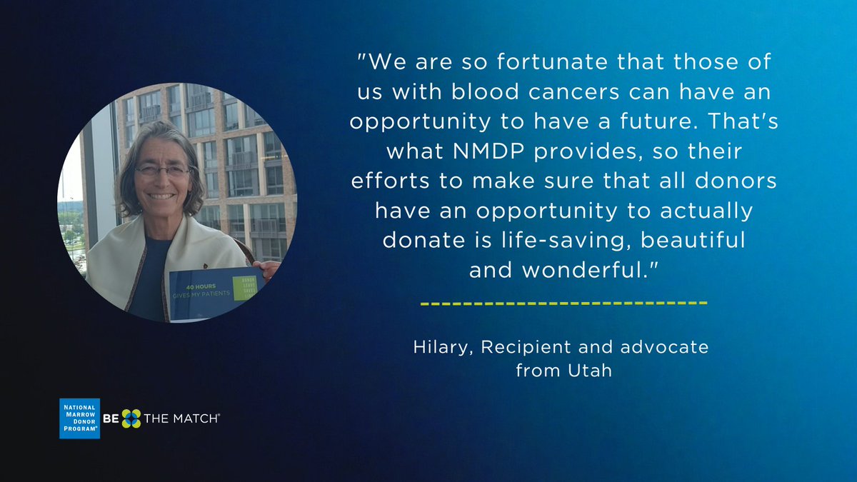 Every year, thousands of patients like Hilary are diagnosed with life-threatening blood cancers. During #BloodCancerAwarenessMonth, @BTMPublicPolicy emphasizes the importance of supporting patients as we work to #ProtectDonorJobs through the Life Saving Leave Act .