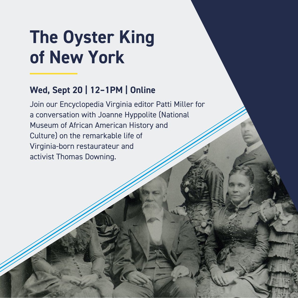 Coming up this month: stop by the Charlottesville Zine Festival, learn more about the Virginia-born “Oyster King of New York,” and craft a slipcase for your favorite book! Browse all upcoming events: loom.ly/AF5xC3w