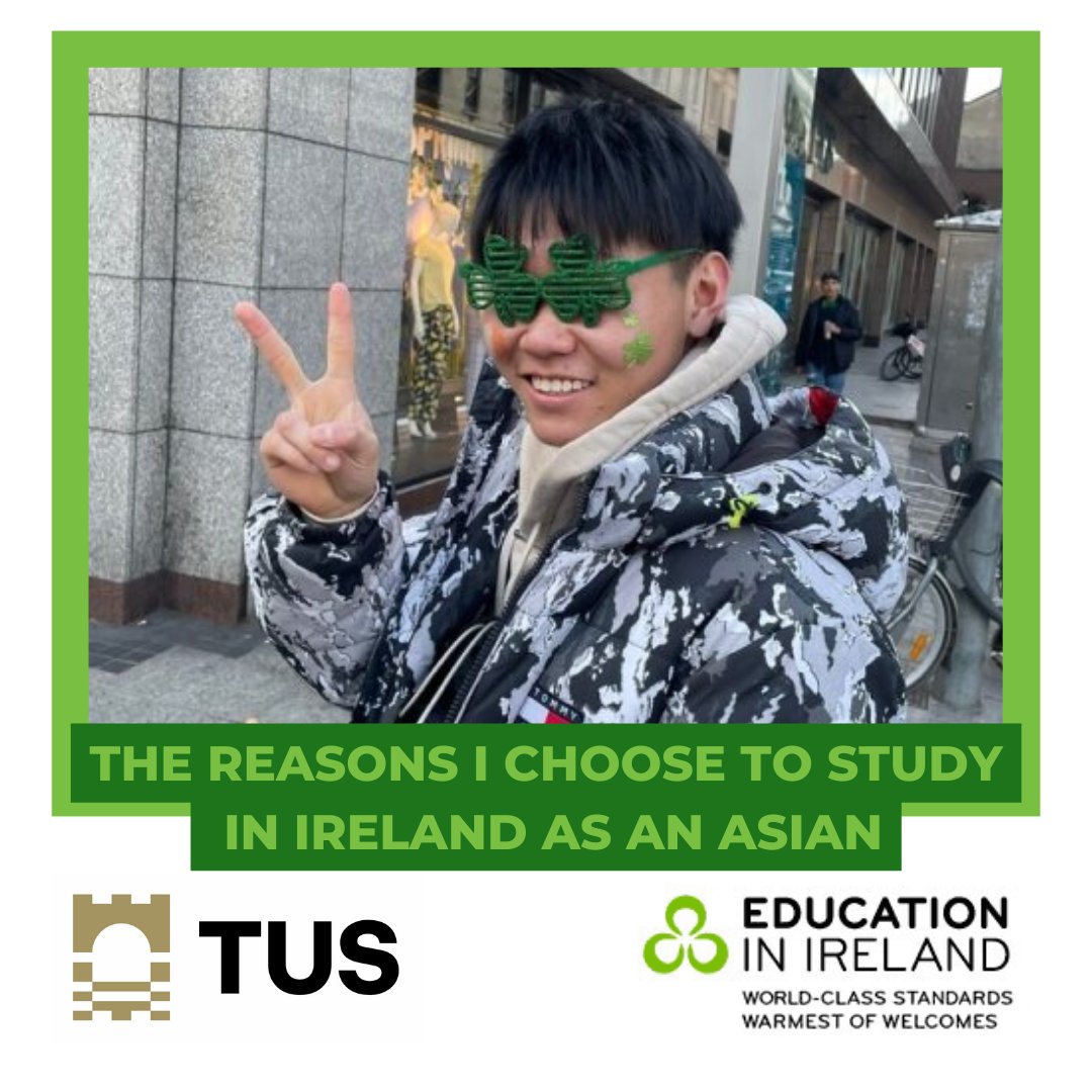 EduIrl Ambassadors (@eduirlamb) on Twitter photo Discover why Ireland is the ultimate study destination for international grads with Student Ambassador Elgene Rong Jin Soh! 🌍📚 
blog.educationinireland.com/the-reasons-i-…
Elgene is studying Civil engineering at <a href="/TUS_Athlone_/">TUS Athlone Campus</a> via <a href="/EduIreland/">Education in Ireland</a> Discover why Ireland is the ultimate study destination for international grads with Student Ambassador Elgene Rong Jin Soh! 🌍📚 
blog.educationinireland.com/the-reasons-i-…
Elgene is studying Civil engineering at <a href="/TUS_Athlone_/">TUS Athlone Campus</a> via <a href="/EduIreland/">Education in Ireland</a>