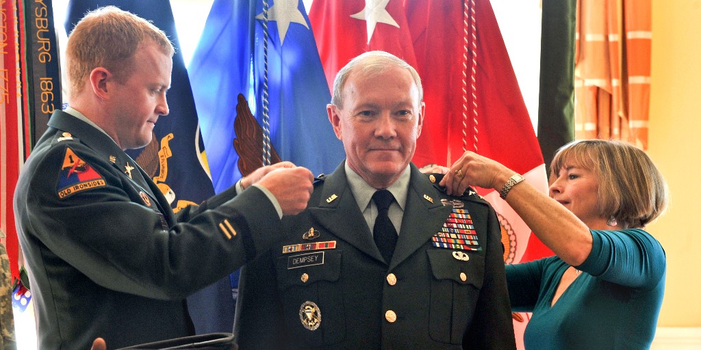 'A military leader should always understand, of all human endeavors... the one that's the most unpredictable and the most costly is warfare.' - Martin Dempsey

#USArmyGeneral #AmericanArmy #UnitedStatesArmy  #MilitaryMotivation #WordsOfVeterans