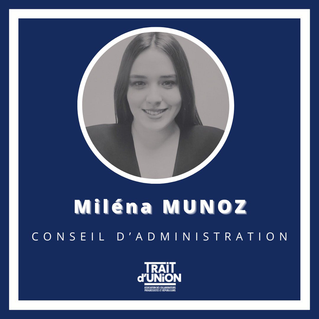 TraitUnion_ACPR's tweet photo. Chaque mardi, Trait d'Union a le plaisir de vous présenter un membre de l’équipe, un visage de l’association.

Miléna Munoz est membre du Conseil d'administration !

💡 Pour en savoir plus, n'hésitez pas à vous rendre sur sa page :
https://t.co/vPDA82aZUs https://t.co/HGfOjNQLCP