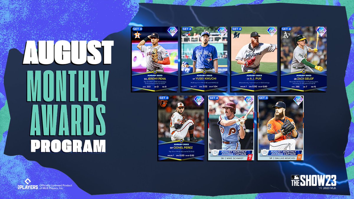 EdM_CCC's tweet photo. It's time to bring you J-Rod Show, August Monthly Awards ⚡Lightning⚡️ Player Julio Rodriguez! 🔱 ⚾ @JRODshow44 @MLB

Find all 24 cards in the August Monthly Awards Program in 4 days, this is a CONCEPT.

This is also collaboration with @maxicustoms!

#MLBTheShow23 #SeaUsRise https://t.co/I1RI8QQqWK