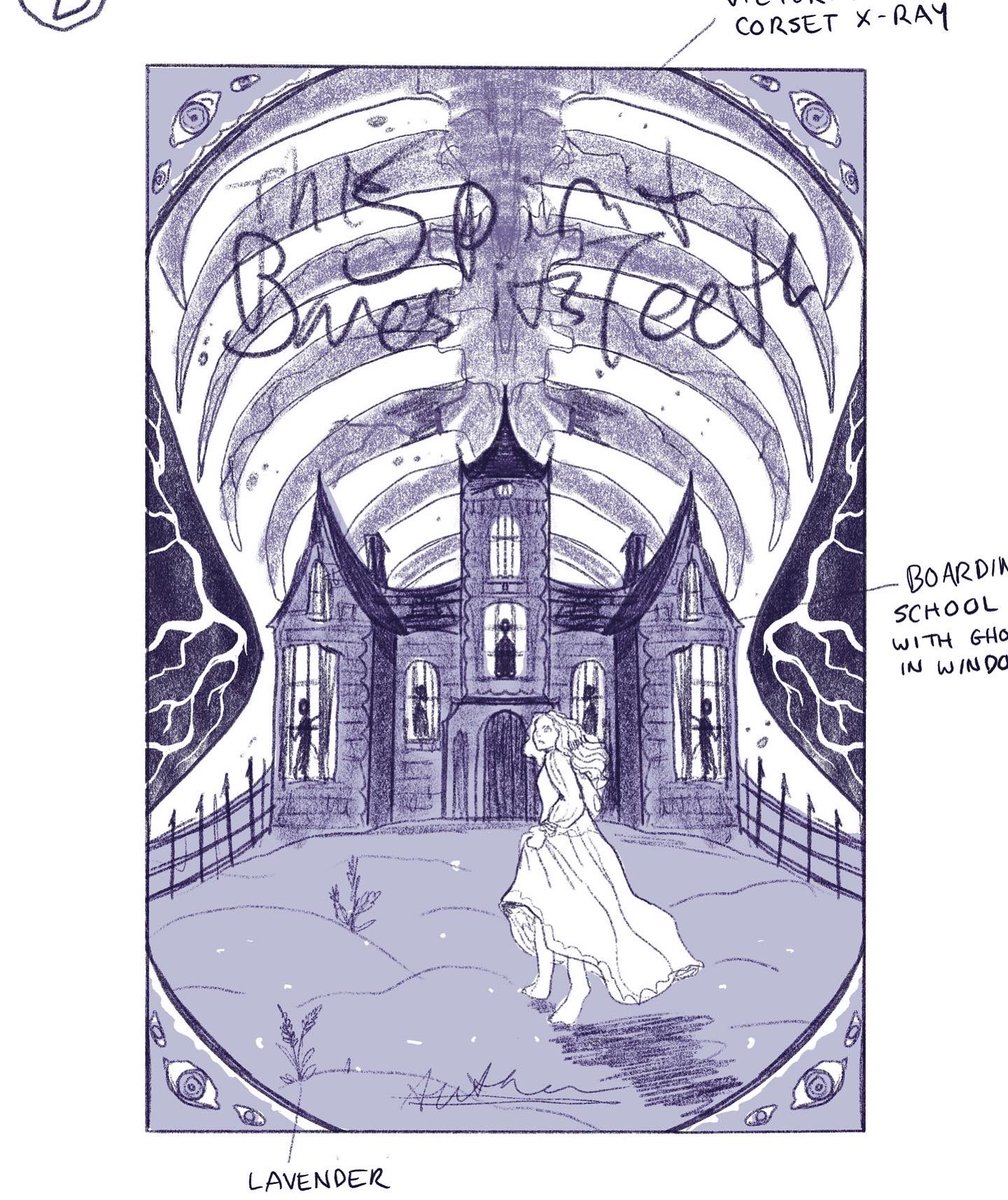 Here are my original sketches and lineart 