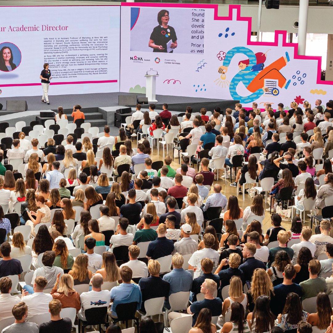 novasbedean's tweet photo. It is with great enthusiasm that I welcome the new Master's students to #DiscoveryWeek.
This event not only marks the beginning of their academic journey but also the start of a bright future full of possibilities at #NovaSBE.
#MastersNovaSBE https://t.co/wWTRYfFm6s
