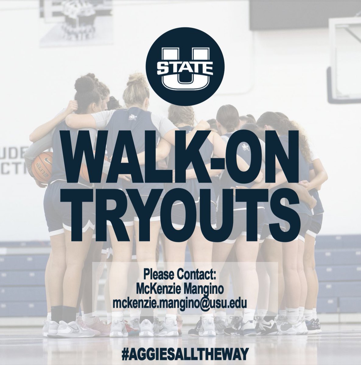 USUWBasketball's tweet photo. If you’re interested, please reach out to Coach Kenz!
🤘🏼💙
#aggiesalltheway #anythingeverything https://t.co/kkdwLW3YMM