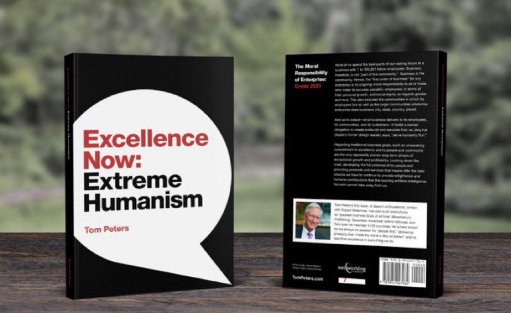 EnterpriseAlum's tweet photo. We hope your reading glasses are on hand because it's time to announce the next #AlumniBookClub read: Excellence Now: Extreme Humanism by @tom_peters. 📚🧐
Let's talk about the leadership approach which forms human connections, placing people at the core of your organization.🪜 https://t.co/Q9AYyha8AO