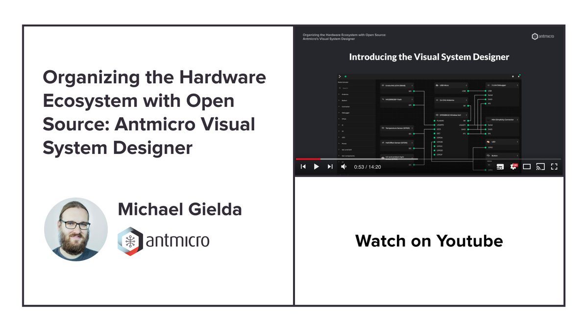 Watch our #EmbeddedOSSummit keynote about the #opensource #VisualSystemDesigner. Learn how it lets you design block diagrams & enables CI-driven #SW/#HW co-development of #embedded systems w/ @renodeio integration & #ZephyrRTOS structured data: youtu.be/6XtnTkCRrww @ZephyrIoT